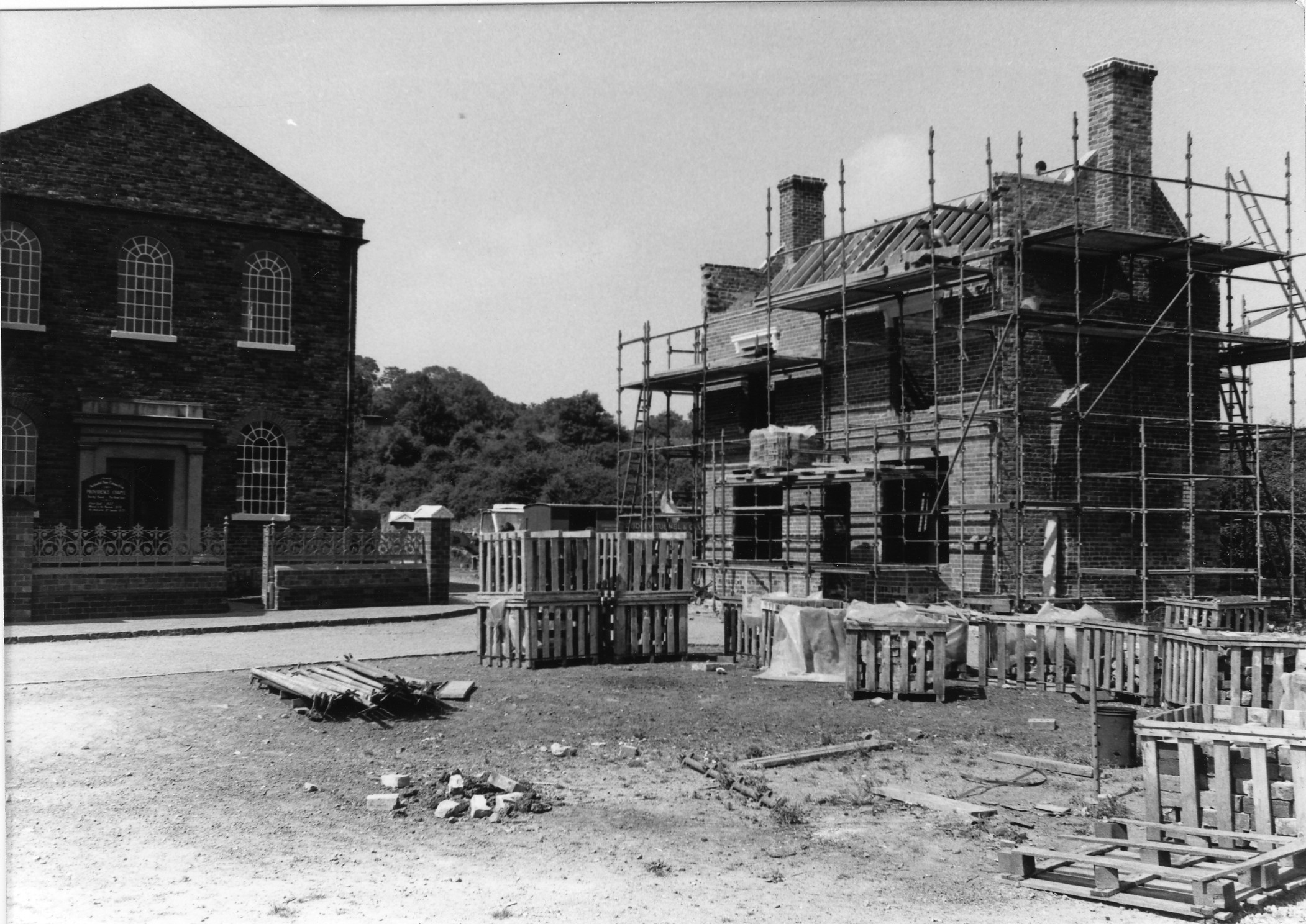 Bottle And Glass Under Construction
