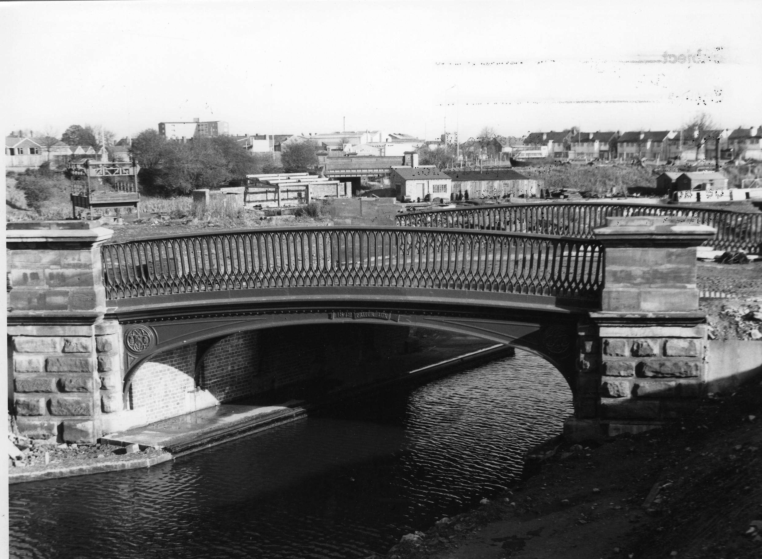 Bridge In Place, View Across The Site