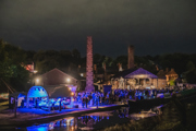 Peaky Blinders Nights historic boat dock Charlie's Yard stage