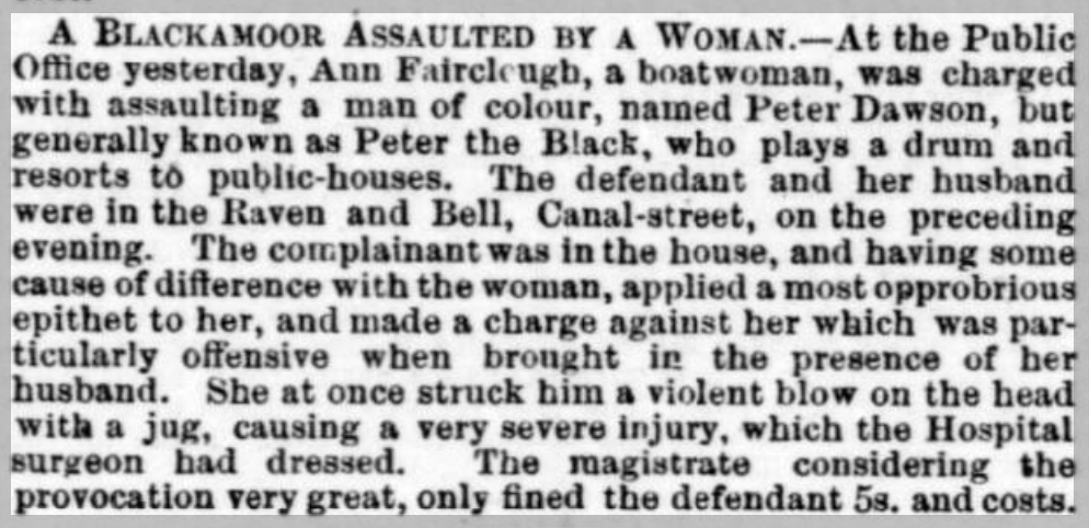 Excerpt From The Staffordshire Advertiser 11 Jan 1862